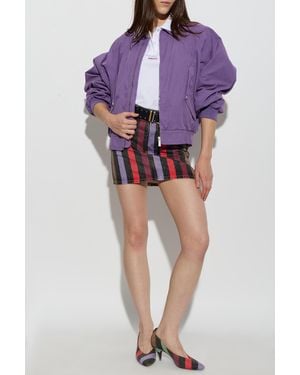 Versace Cotton Jacket - Purple