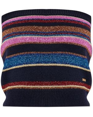 DSquared² Cardigan With Striped Pattern - Blue