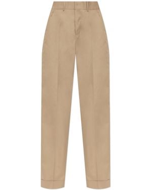 DSquared² Creased Trousers - Natural