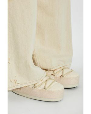 Moon Boot Icon Space Racing Shoes - Natural