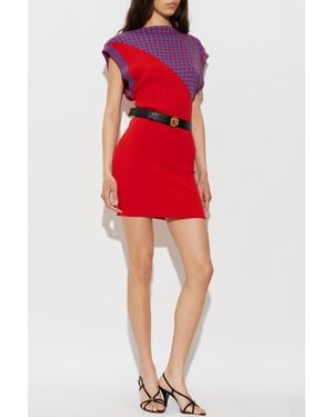 Versace Sleeveless Dress - Red