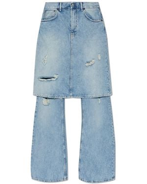 Acne Studios Vintage-Effect Jeans - Blue