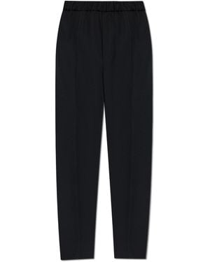 Jil Sander Wool Trousers - Black