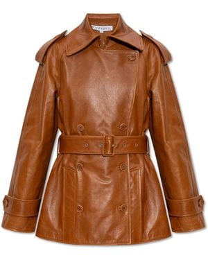 JW Anderson Leather Jacket - Brown