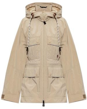 Moncler Shorts With Pockets - Natural