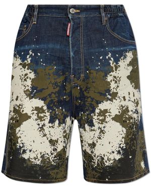 DSquared² Paint Effect Shorts - Multicolour