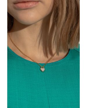 Kate Spade Heart-Shaped Pendant Necklace - Green