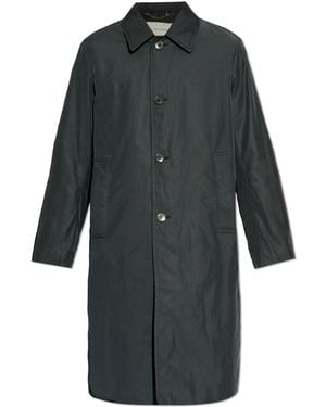 Dries Van Noten Coat With Single Back Vent - Black