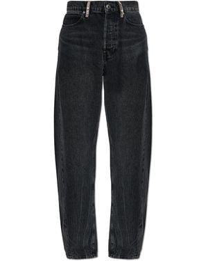 Alexander Wang Wide-Leg Jeans - Black