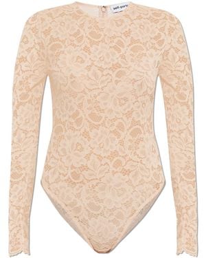 Self-Portrait Lace Bodysuit - White