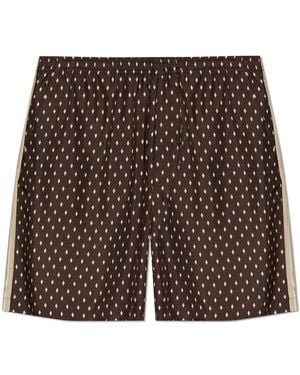 Ferragamo Silk Shorts - Brown