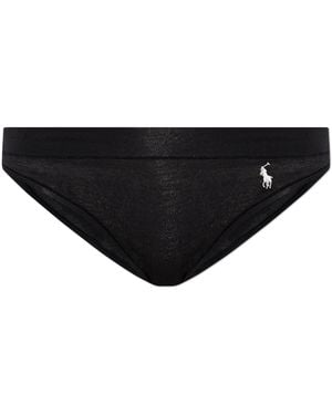 Polo Ralph Lauren Figs With Logo - Black