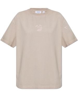 Off-White c/o Virgil Abloh Loose-Fit T-Shirt - White