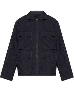 Lemaire Lightweight Jacket With Pockets - Blue