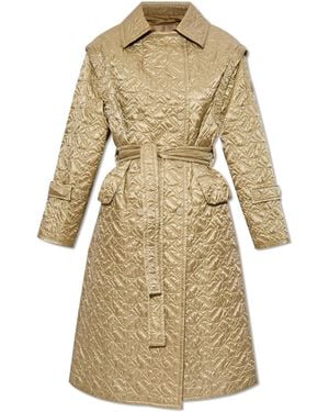 Moncler 'Samare' Quilted Coat - Natural