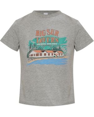 RE/DONE T-Shirt With Print - Grey