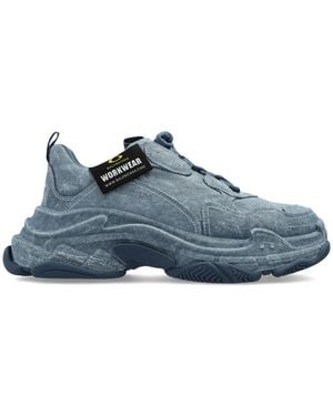 Balenciaga "Triple S" Sports Shoes - Blue