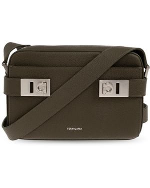 Ferragamo Leather Bag - Black