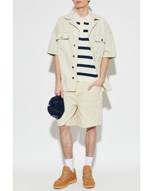 Balmain Denim Shorts - Natural
