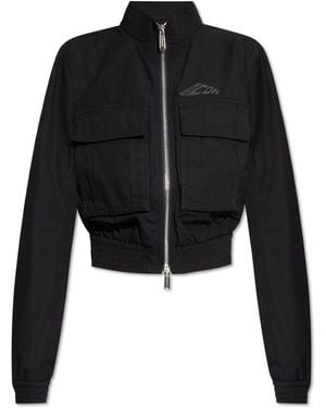 DSquared² Jacket With Logo - Black