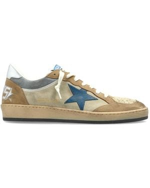 Golden Goose 'Ball Star Double Upper' Sports Shoes - Natural