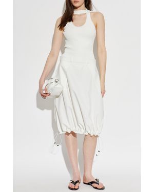 Coperni Off-Shoulder Top - White