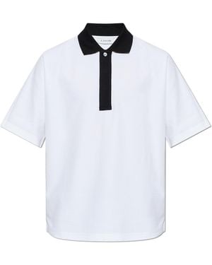 Lanvin Cotton Polo - White