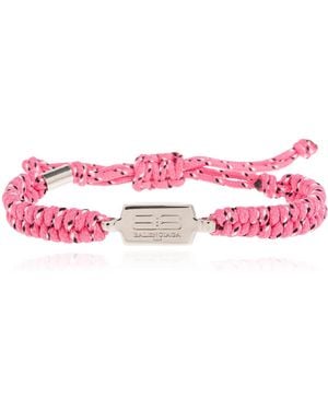Balenciaga Bracelet With Logo - Pink