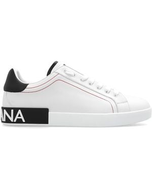 Dolce & Gabbana Portofino Low-Top Trainers - White