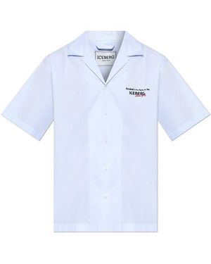 Iceberg Short-Sleeved Shirt - Blue