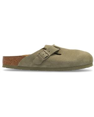 Birkenstock 'Boston Bs' Slides - Green