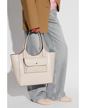Furla "Lea Medium" Shopper Bag - Gray