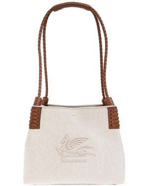 Etro Libra Small Shopper Bag - Natural