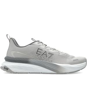 EA7 Sports Shoes With Printed Logo - White