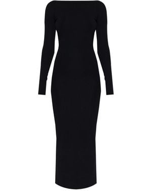 Entire studios Pencil Dress With Long Sleeves - Black