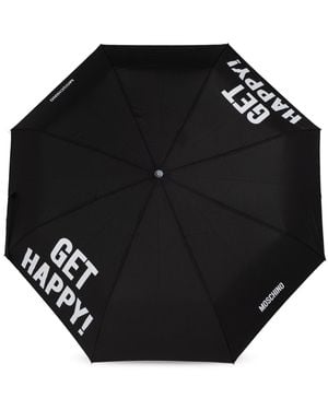 Moschino Folding Umbrella - Black