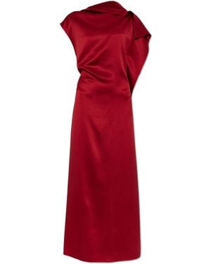 Sportmax Silk Dress 'Giara' - Red