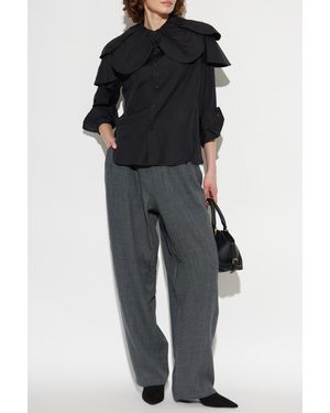 Comme des Garçons Shirt With A Decorative Collar - Black