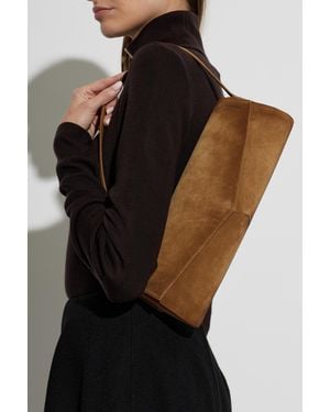 Jil Sander Shoulder Bag "Kante" - Black