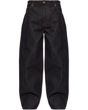 Ami Paris Straight-Leg Jeans - Black