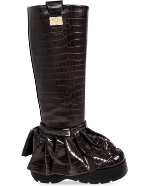 Ganni Platform Shoes - Black