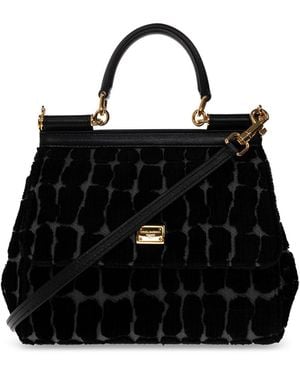 Dolce & Gabbana 'Sicily Small' Bag - Black