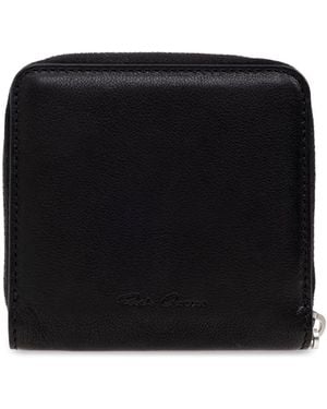 Rick Owens Leather Wallet - Black