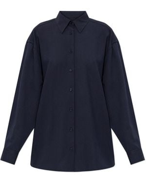 TOTEME 'Oversize' Shirt - Blue