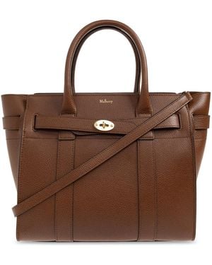 Mulberry 'Mini Zipped Bays' Bag - Brown