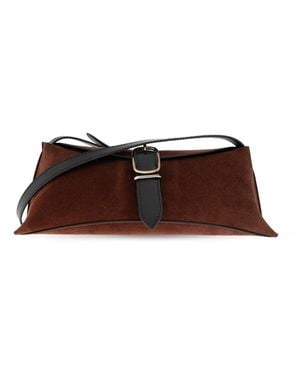 Paul Smith Suede Shoulder Bag - Brown