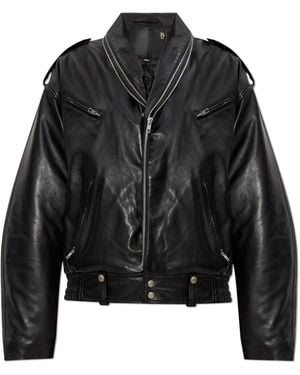 R13 Leather Jacket - Black
