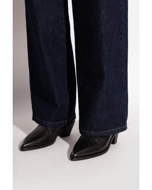 Marsèll Leather Ankle Boots - Blue