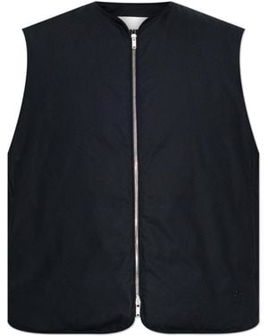 Jil Sander Down Vest - Blue