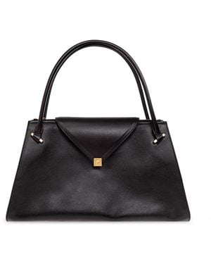 Versace Leather Tote Bag 'Severine' - Black